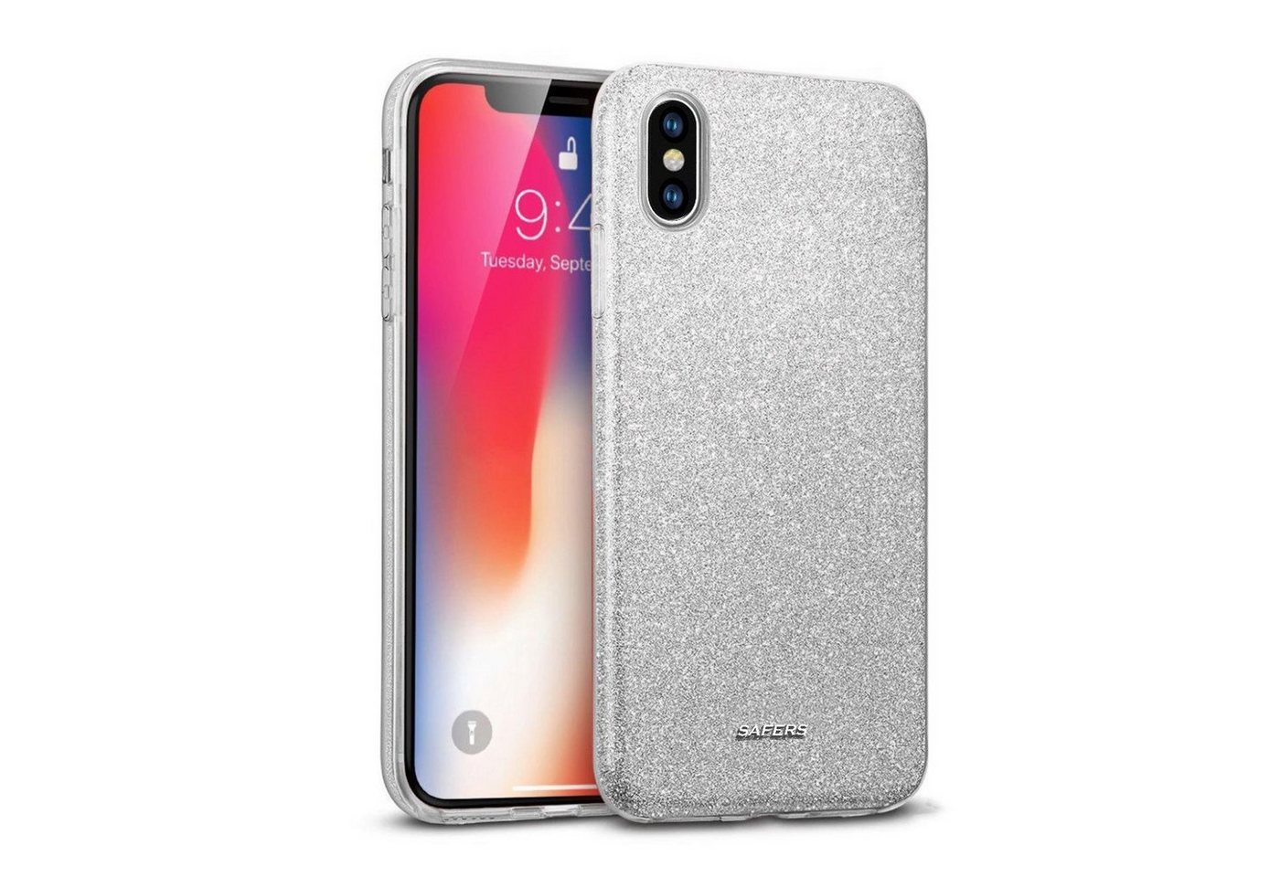CoolGadget Handyhülle Glitzer Glamour Hülle für Apple iPhone XS, iPhone X 5,8 Zoll, Slim Case mit Glossy Effect Schutzhülle für iPhone X / XS Hülle CoolGadget Handyhülle Glitzer Glamour Hülle für Apple iPhone XS, iPhone X 5,8 Zoll, Slim Case mit Glossy Effect Schutzhülle für iPhone X / XS Hülle von Coolgadget