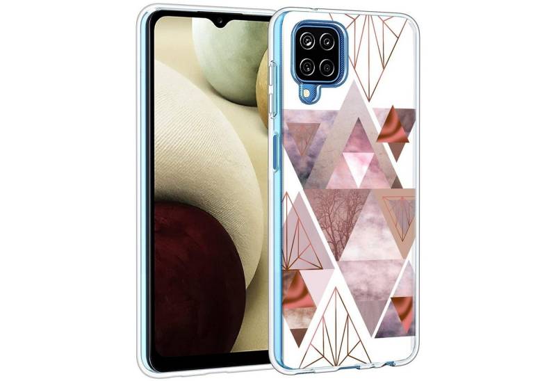 CoolGadget Handyhülle Handy Case Silikon Motiv Series für Samsung Galaxy A12 6,5 Zoll, Hülle mit hochauflösendem Muster für Samsung A12 / M12 Schutzhülle von Coolgadget