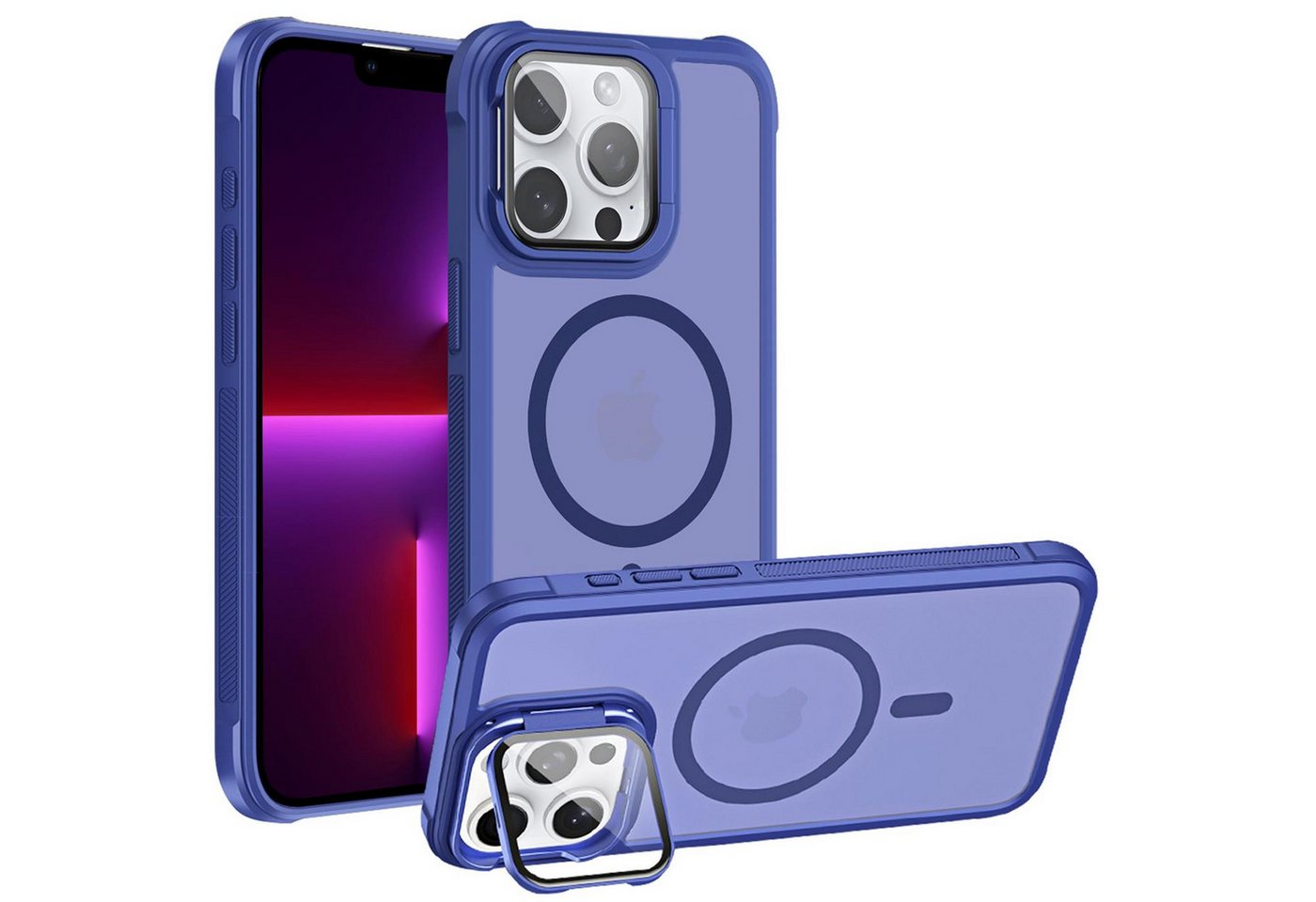 CoolGadget Handyhülle Hybrid CAM Handy Hülle für Apple iPhone 13 Pro Max 6,7 Zoll, Kameraschutzglas klappbar Schutzhülle Metallring für Magsafe Zubehör CoolGadget Handyhülle Hybrid CAM Handy Hülle für Apple iPhone 13 Pro Max 6,7 Zoll, Kameraschutzglas klappbar Schutzhülle Metallring für Magsafe Zubehör von Coolgadget