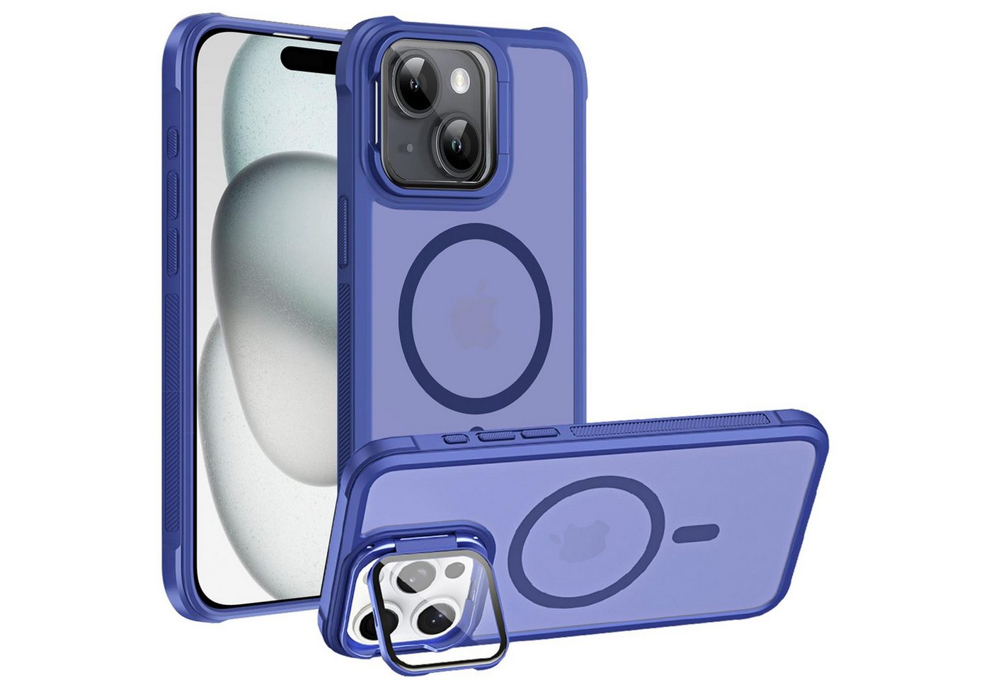 CoolGadget Handyhülle Hybrid CAM Handy Hülle für Apple iPhone 15 6,1 Zoll, Kameraschutzglas klappbar Schutzhülle Metallring für Magsafe Zubehör CoolGadget Handyhülle Hybrid CAM Handy Hülle für Apple iPhone 15 6,1 Zoll, Kameraschutzglas klappbar Schutzhülle Metallring für Magsafe Zubehör von Coolgadget