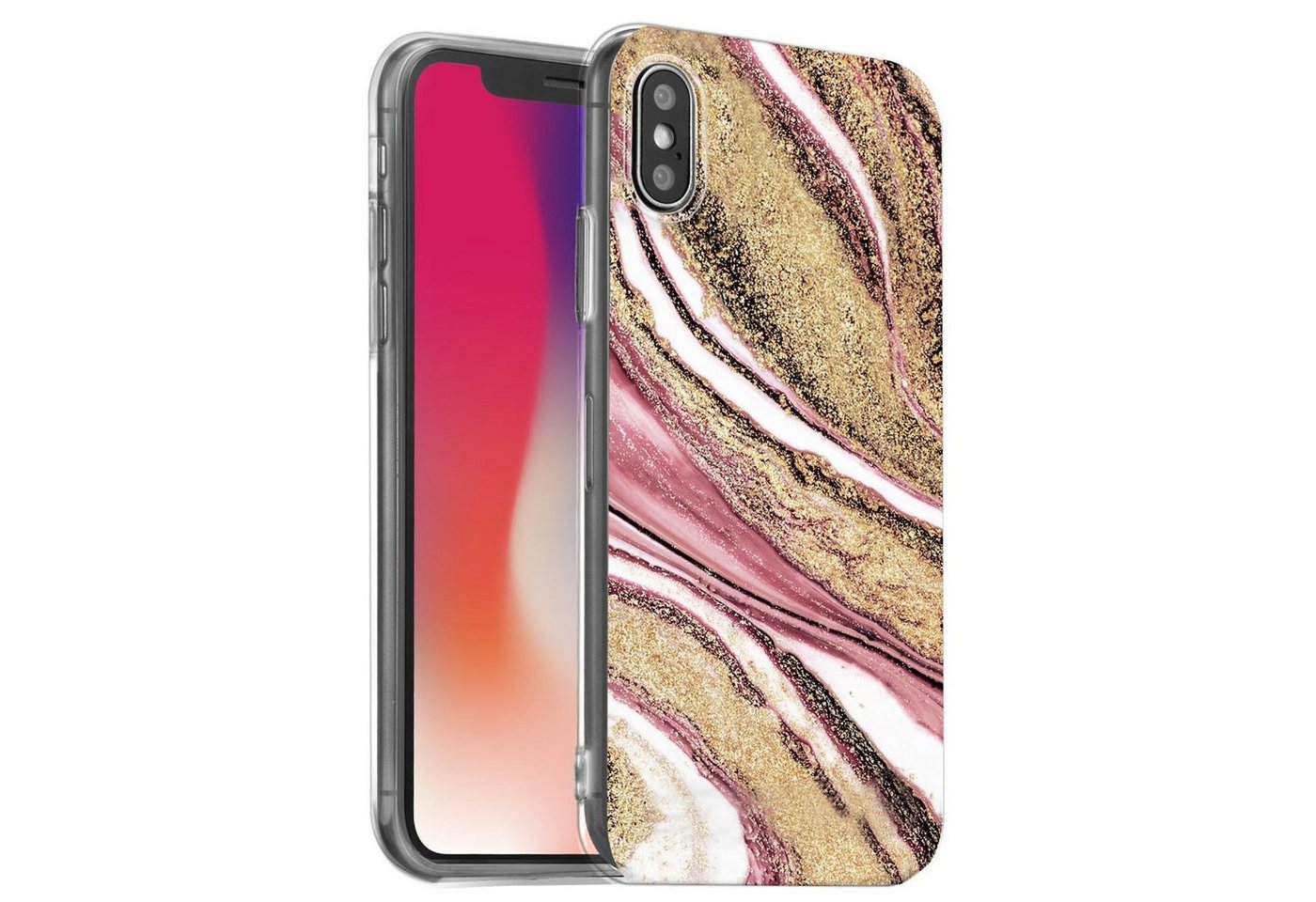 CoolGadget Handyhülle Marmor Slim Case für iPhone X / XS 5,8 Zoll, Hülle Dünne Silikon Schutzhülle für Apple iPhone X / XS Hülle CoolGadget Handyhülle Marmor Slim Case für iPhone X / XS 5,8 Zoll, Hülle Dünne Silikon Schutzhülle für Apple iPhone X / XS Hülle von Coolgadget
