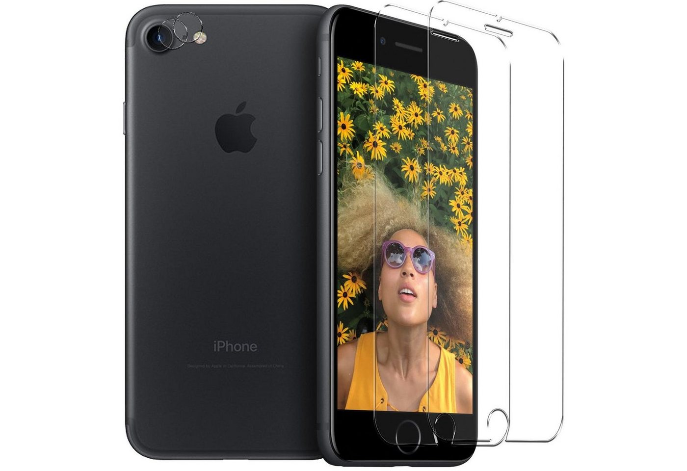 CoolGadget Schutzfolie Panzerfolie für iPhone SE 2. Generation, (Spar-Set 4in1, 2x Displayschutz, 2x Kameraschutz), Panzerglas Schutzfolie für Apple iPhone 7 / 8 / SE 2 Folie CoolGadget Schutzfolie Panzerfolie für iPhone SE 2. Generation, (Spar-Set 4in1, 2x Displayschutz, 2x Kameraschutz), Panzerglas Schutzfolie für Apple iPhone 7 / 8 / SE 2 Folie von Coolgadget