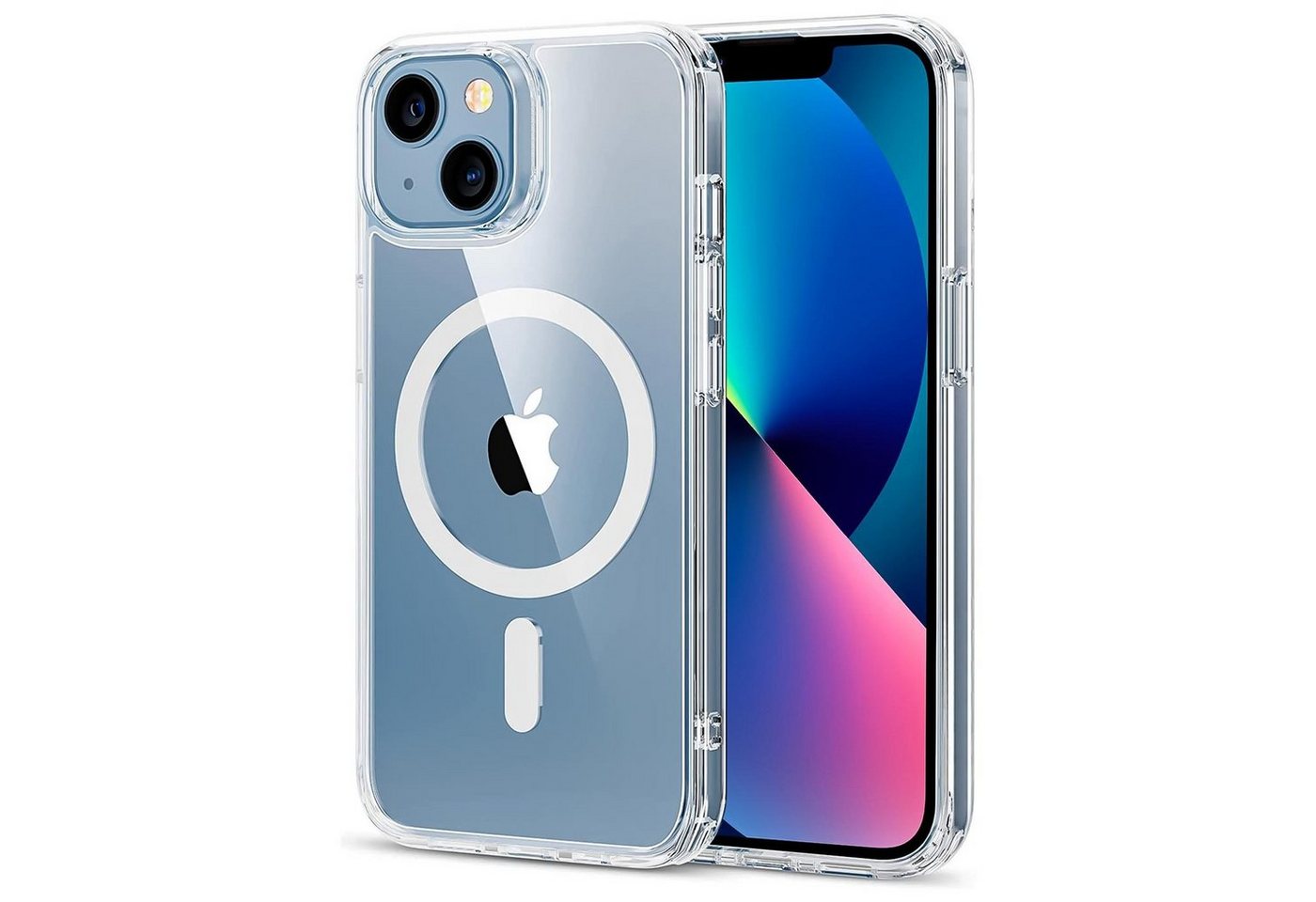CoolGadget Handyhülle Premium Silikon Handy Case für iPhone 13 6,1 Zoll, Hülle Transparent Schutzhülle kompatibel mit MagSafe Zubehör CoolGadget Handyhülle Premium Silikon Handy Case für iPhone 13 6,1 Zoll, Hülle Transparent Schutzhülle kompatibel mit MagSafe Zubehör von Coolgadget
