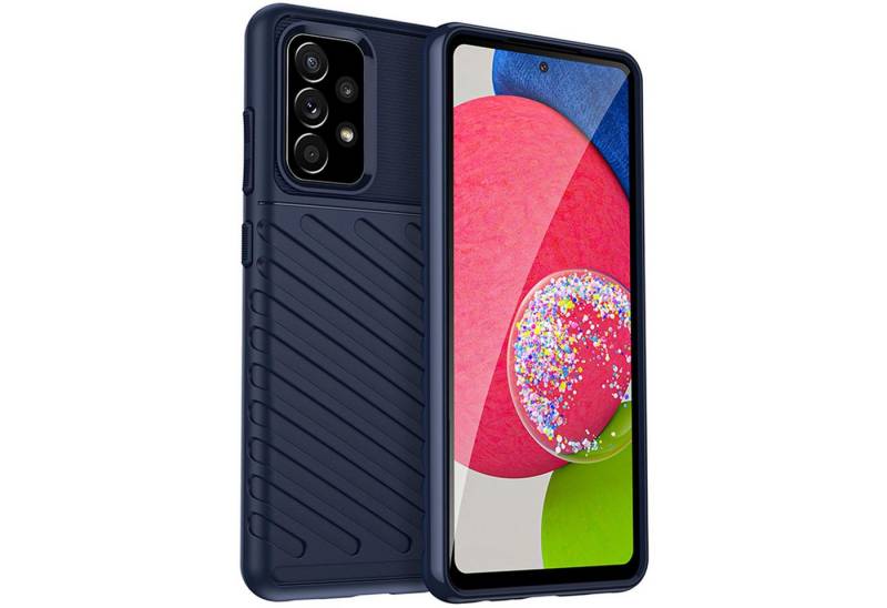 CoolGadget Handyhülle Thunder Hybrid Case für Samsung Galaxy A52 4G/5G / A52s 5G 6,5 Zoll, stylische rutschfeste Schutzhülle Handy Hülle für Samsung Galaxy A52 von Coolgadget