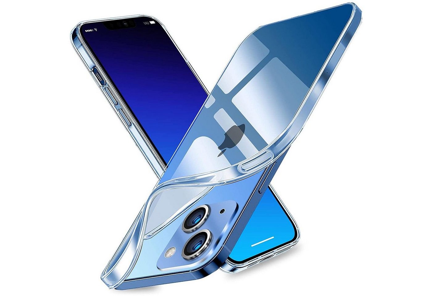 CoolGadget Handyhülle Transparent Ultra Slim Case für Apple iPhone 13 6,1 Zoll, Silikon Hülle Dünne Schutzhülle für iPhone 13 Hülle CoolGadget Handyhülle Transparent Ultra Slim Case für Apple iPhone 13 6,1 Zoll, Silikon Hülle Dünne Schutzhülle für iPhone 13 Hülle von Coolgadget