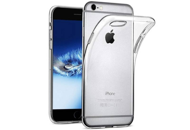 CoolGadget Handyhülle Transparent Ultra Slim Case für Apple iPhone 6/6S 4,7 Zoll, Silikon Hülle Dünne Schutzhülle für iPhone 6, iPhone 6S Hülle von Coolgadget