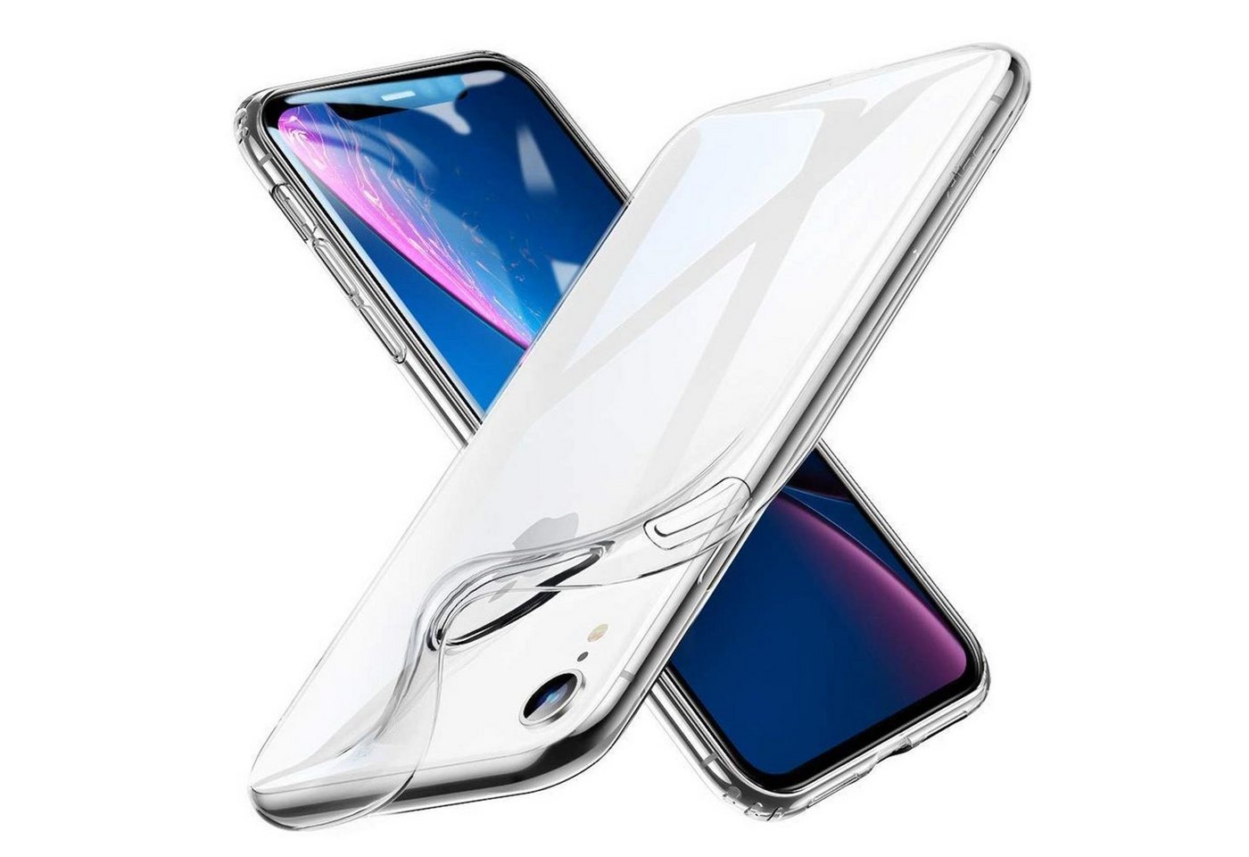 CoolGadget Handyhülle Transparent Ultra Slim Case für Apple iPhone XR 6,1 Zoll, Silikon Hülle Dünne Schutzhülle für iPhone XR Hülle CoolGadget Handyhülle Transparent Ultra Slim Case für Apple iPhone XR 6,1 Zoll, Silikon Hülle Dünne Schutzhülle für iPhone XR Hülle von Coolgadget