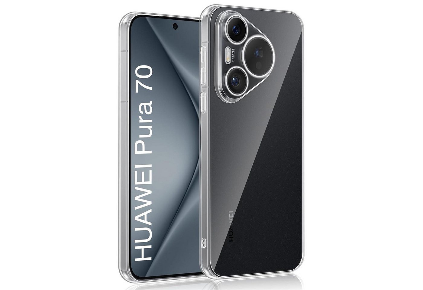 CoolGadget Handyhülle Transparent Ultra Slim Case für Huawei Pura 70 6,6 Zoll, Silikon Hülle Dünne Schutzhülle für Pura 70 Hülle CoolGadget Handyhülle Transparent Ultra Slim Case für Huawei Pura 70 6,6 Zoll, Silikon Hülle Dünne Schutzhülle für Pura 70 Hülle von Coolgadget