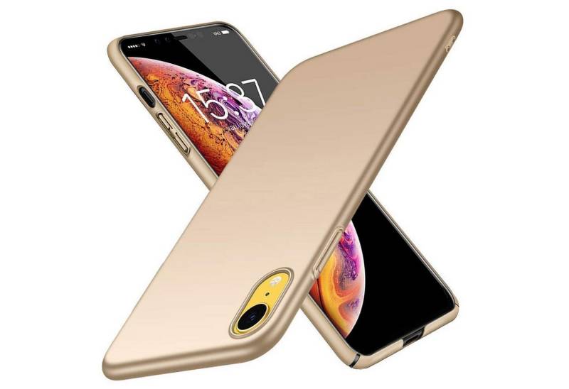 CoolGadget Handyhülle Ultra Slim Case für Apple iPhone XR 6,1 Zoll, dünne Schutzhülle präzise Aussparung für iPhone XR Hülle von Coolgadget