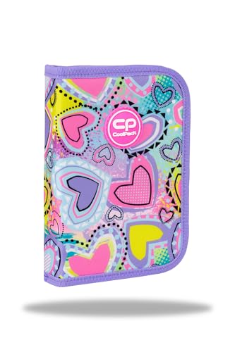 Coolpack F076832, Mäppchen CLIPPER Pastel Heart, Multicolor von Coolpack