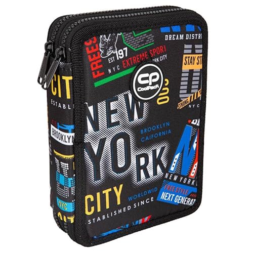 Coolpack F077673, Mäppchen JUMPER XL BIG CITY, Multicolor von Coolpack