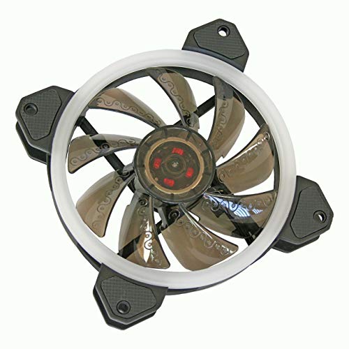 Cooltek Silent Fan 120 RGB, 120 x 120 x 25 mm, 1.200 U/Min, 20,0 dB(A), 61,2 m³/h, RGB Beleuchtung, Hydraulic Bearing, 3-Pin Molex, 4-Pin RGB Header, Aura kompatibel von Cooltek