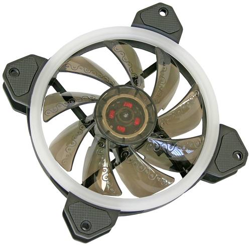 Cooltek Silent Fan 120 RGB PC-Gehäuse-Lüfter Schwarz, Weiß (B x H x T) 120 x 120 x 25mm von Cooltek