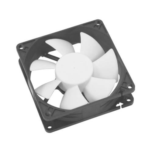 Cooltek Silent Fan 80 PC-Gehäuse-Lüfter Schwarz, Weiß (B x H x T) 80 x 80 x 25mm von Cooltek
