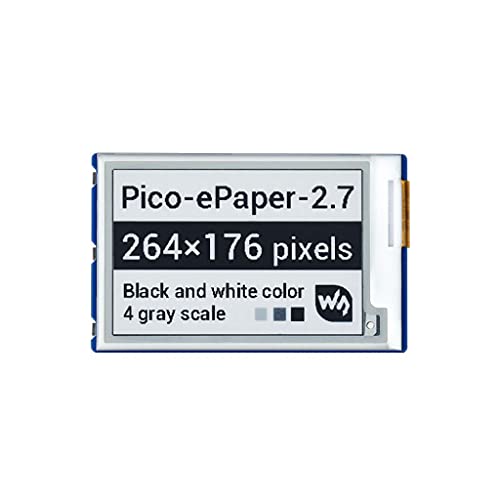 2.7inch E-Paper E-Ink Display Module for Raspberry Pi Pico Series, 264×176 Pixels, Black/White Two Colors, SPI Interface, 4 Grayscale von Coolwell