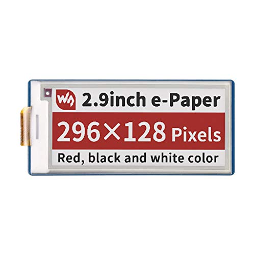2.9inch E-Paper E-Ink Display Module (B) HAT for Raspberry Pi Pico, 296×128 Pixels,SPI Interface, Red/Black/White Three Color, Directly Plug von Coolwell