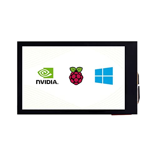 Coolwell 3,5 Zoll LCD Display 3,5 Zoll HDMI Touchscreen Touchscreen für Raspberry Pi 4B+ 4B 3B+ 3B 2B+ Zero W WH 2W Jetson Nano PC 480x800 Einstellbare Helligkeit IPS Display von Coolwell