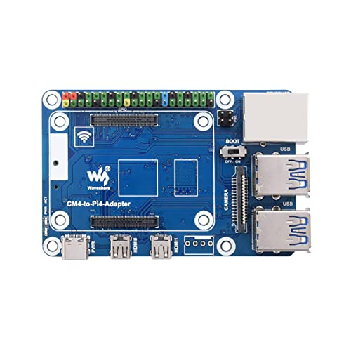 Coolwell CM4 to Pi 4B Adapter for Raspberry Pi, Use CM4 to Reproduce The Original Appearance of The Pi 4B, Alternative Solution von Coolwell