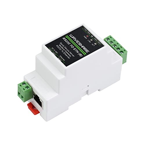 Coolwell RS232 auf RJ45 Konverter Industrial Serial Server RS232 auf Ethernet TCP/IP auf serielle Schienenmontage Verfügbar Unterstützt TCP Server TCP Client UDP Mode UDP Multicast von Coolwell