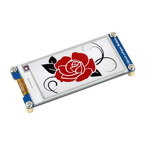 Coolwell Waveshare 2.66inch E-Paper E-Ink Display Module (B) for Raspberry Pi/Jetson Nano, 296×152 Pixels, SPI Interface,Red/Black/White Three-Color von Coolwell