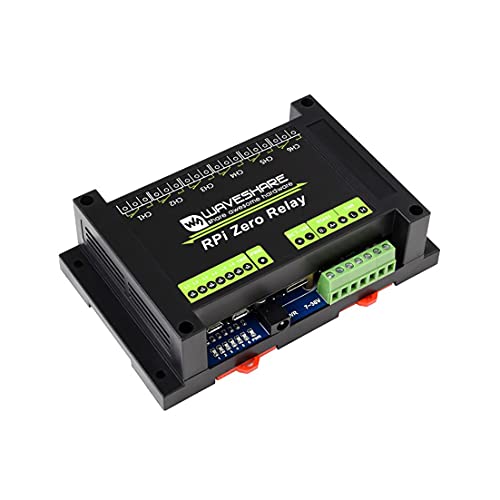 Industrial 6-Channel Relay Module For Raspberry Pi Zero WH,with ABS Protection Case, RS485/CAN Bus, Power Supply Isolation & Photocoupler Isolation von Coolwell