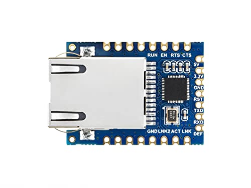 Mini TTL zu Ethernet-Modul, serielle UART zu ETH-Konverter, vergoldetes Stempelloch-Design, hochintegriert für industrielle, IoT- und Sicherheitsanwendungen von Coolwell
