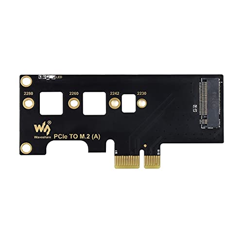 PCIe to M.2 Adapter, Supports Raspberry Pi Compute Module 4 (CM4), Faster Reading/Writing,Compatible Different Sizes of M.2 SSD von Coolwell