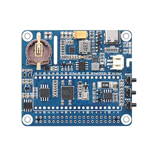 Power Management HAT for Raspberry Pi Series Board, Onboard RTC & Buck-Boost DC Chip,Supports Charging and Power Output at The Same Time von Coolwell