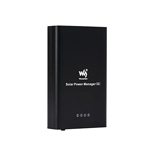 Solar Power Manager (C), Compatible with 6V~24V Solar Panels, Supports 3X 18650 Batteries(Not Include), Supports MPPT Function von Coolwell