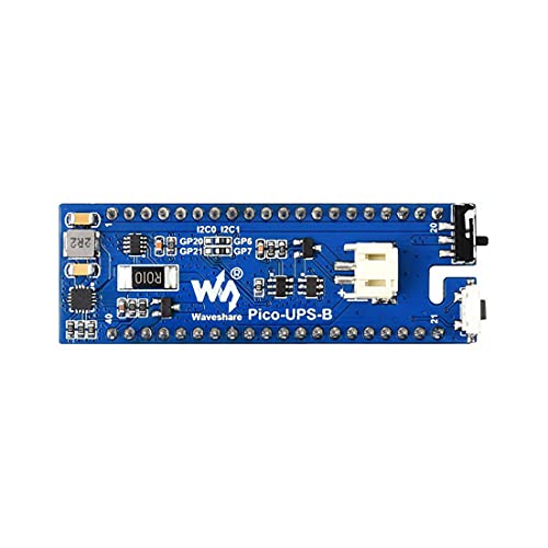 UPS Module HAT for Raspberry Pi Pico Series, Uninterruptible Power Supply, Stackable Design, with Li-Po Battery, I2C Bus Communication von Coolwell