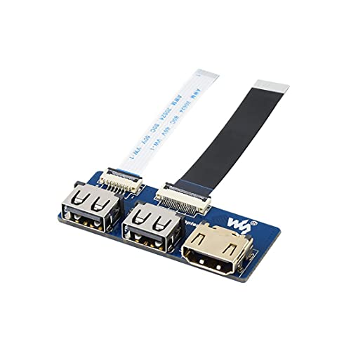 USB HDMI Adapter for Waveshare CM4-IO-BASE, Adapting FFC Connector to Standard Connector as DHMI and USB 2.0 USB HDMI Adapter for Waveshare CM4-IO-BASE, Adapting FFC Connector to Standard Connector as DHMI and USB 2.0 von Coolwell