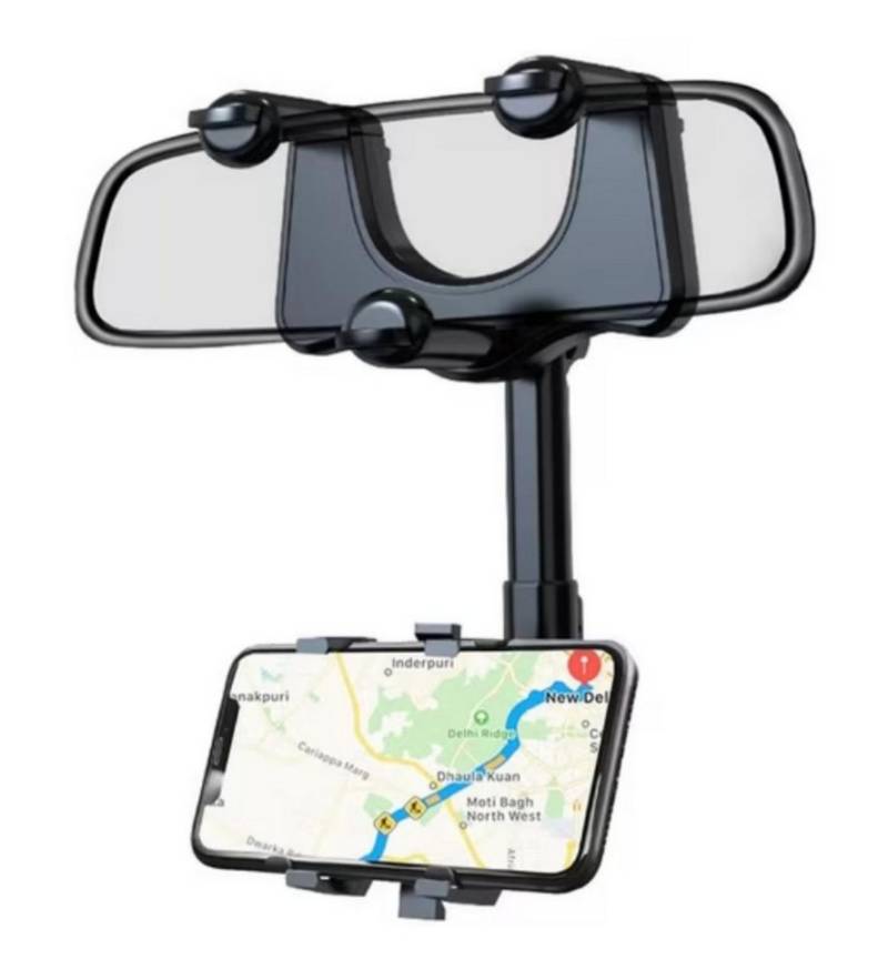 Coonoor Drehbarer Und Einziehbarer Handyhalterung Auto, Handyhalterung Spiegel Handy-Halterung von Coonoor