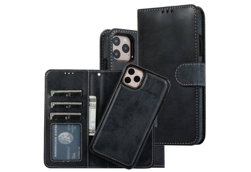 Coonoor Handyhülle iPhone15 Hülle Leder Case RFID Schutzhülle Etui Klapphülle,6,1 Zoll von Coonoor