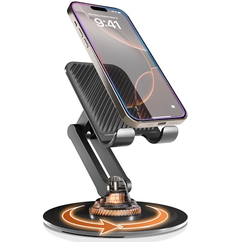 Cooper 360°-Ständer, drehbarer Handy-Ständer für den Schreibtisch, stabile Metallbasis, faltbar, tragbar, Handyhalterung für den Schreibtisch (Klavierschwarz) Cooper 360°-Ständer, drehbarer Handy-Ständer für den Schreibtisch, stabile Metallbasis, faltbar, tragbar, Handyhalterung für den Schreibtisch (Klavierschwarz) von Cooper Cases