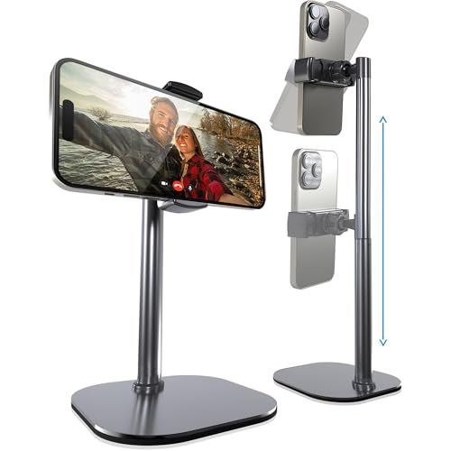 Cooper ChatStänder, höhenverstellbarer Handy-Ständer für den Schreibtisch,Handy-Halterung, Schreibtisch-Handy-Ständer für Aufnahmen, Handyhalterung, Ständer Büro von Cooper Cases