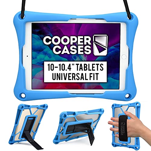 Cooper Trooper Robuste Schutzhülle für Tablets mit 10, 10,1, 10,2, 10,4 Zoll (25,7 cm), robust, stoßsicher, mit Handschlaufe von Cooper Cases