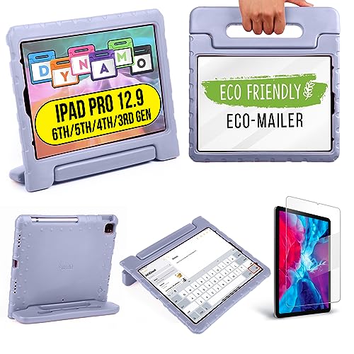 Offizielle Cooper Dynamo iPad Pro 12.9 Hülle Kinder,Kindersichere Hülle, 6. Generation Apple iPad Pro 12.9 Hülle 2022, iPad Pro 12.9 Hülle 3. Generation/4. ipad 12 .9 Pro Case von Cooper Cases