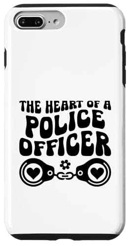 Das Herz eines Polizisten Polizist Polizist Hülle für iPhone 7 Plus/8 Plus von Cop Gift Police Officer Sayings Policeman