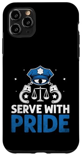 Dient bei der Polizeibehörde von Pride Cop Hülle für iPhone 11 Pro Max von Cop Gift Police Officer Sayings Policeman