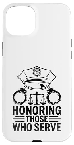 Ehren Sie diejenigen, die Polizisten, Polizisten dienen Hülle für iPhone 15 Plus von Cop Gift Police Officer Sayings Policeman