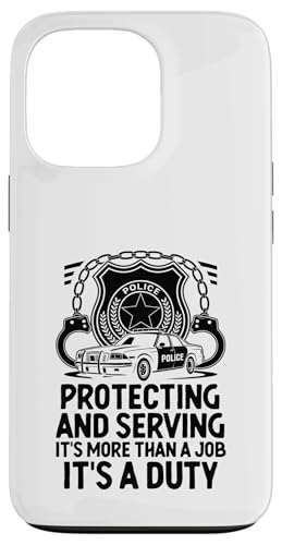 Es zu schützen und zu dienen ist mehr als ein Job, es ist ein Polizist im Dienst Hülle für iPhone 13 Pro von Cop Gift Police Officer Sayings Policeman