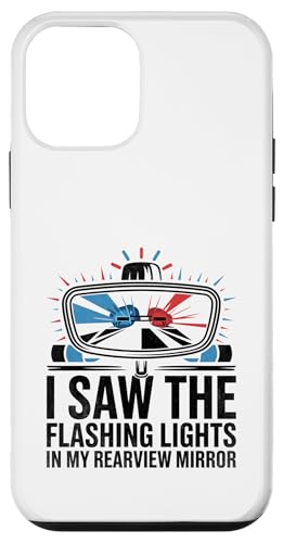 Ich sah die blinkenden Lichter in meinem Rückspiegel Cop Police Hülle für iPhone 12 mini von Cop Gift Police Officer Sayings Policeman