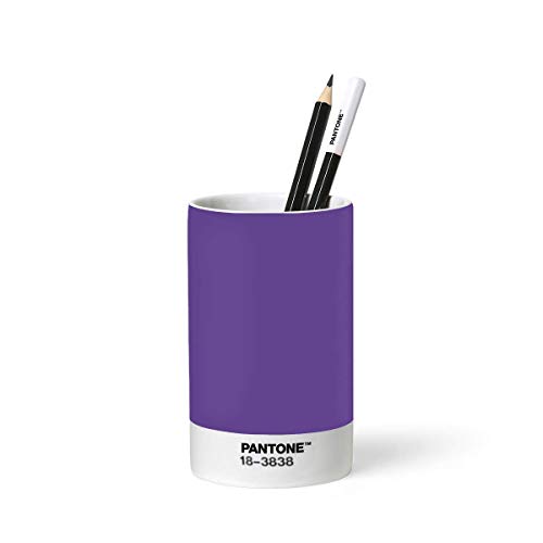 Pantone Schreibtisch-Organizer Stiftebecher, Porzellan, Ultra Violet 18-3838 von Copenhagen Design