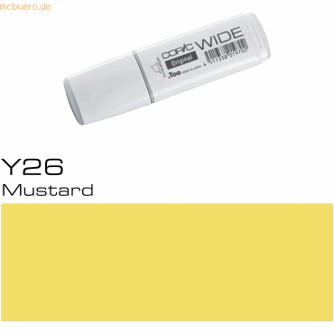 3 x Copic Marker Copic Wide Y26 Mustard von Copic