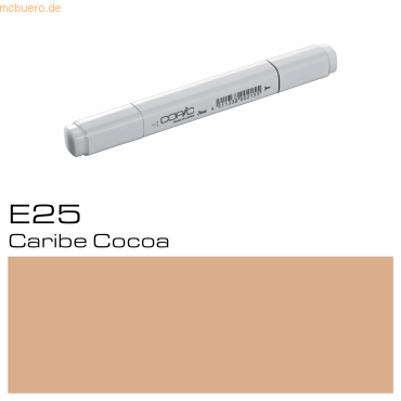 3 x Copic Marker E25 Caribe Cococa von Copic
