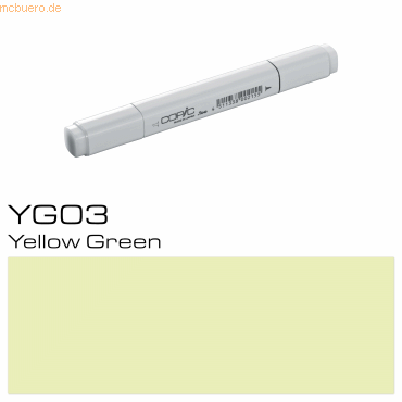 3 x Copic Marker YG03 Yellow Green von Copic