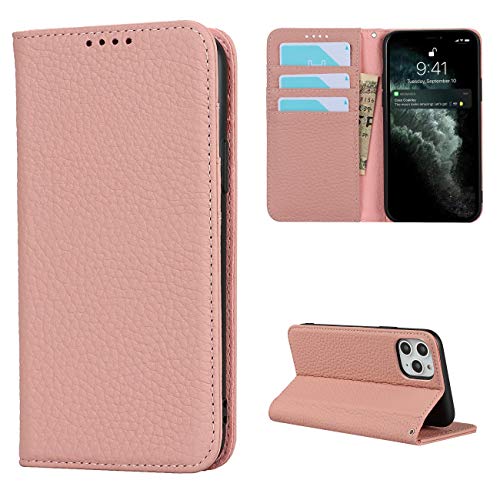 Copmob Schutzhülle für iPhone 11 Pro, Flip Echtleder, Brieftasche, 4 Schlitze, Magnetverschluss, Schutzhülle für iPhone 11 Pro, Rosa Copmob Schutzhülle für iPhone 11 Pro, Flip Echtleder, Brieftasche, 4 Schlitze, Magnetverschluss, Schutzhülle für iPhone 11 Pro, Rosa von Copmob