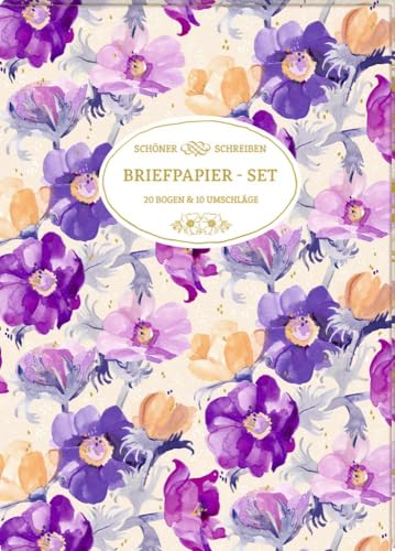 Briefpapier-Set: All about purple von Coppenrath, Münster