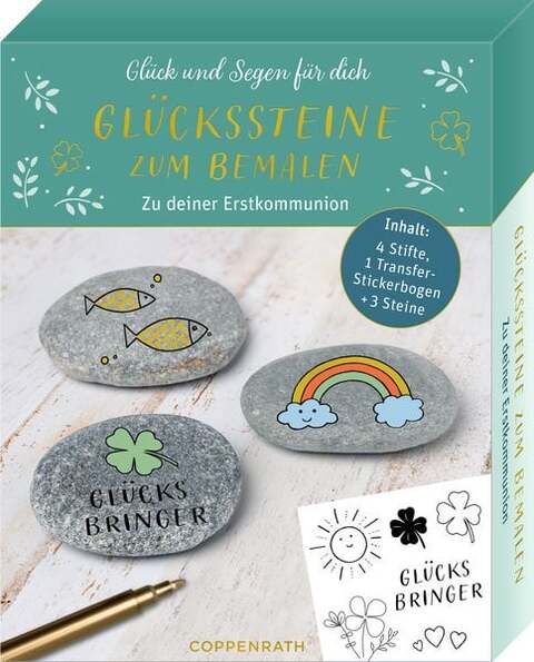 Coppenrath Geschenkset Viel Glück & viel Segen Glückssteine von Coppenrath