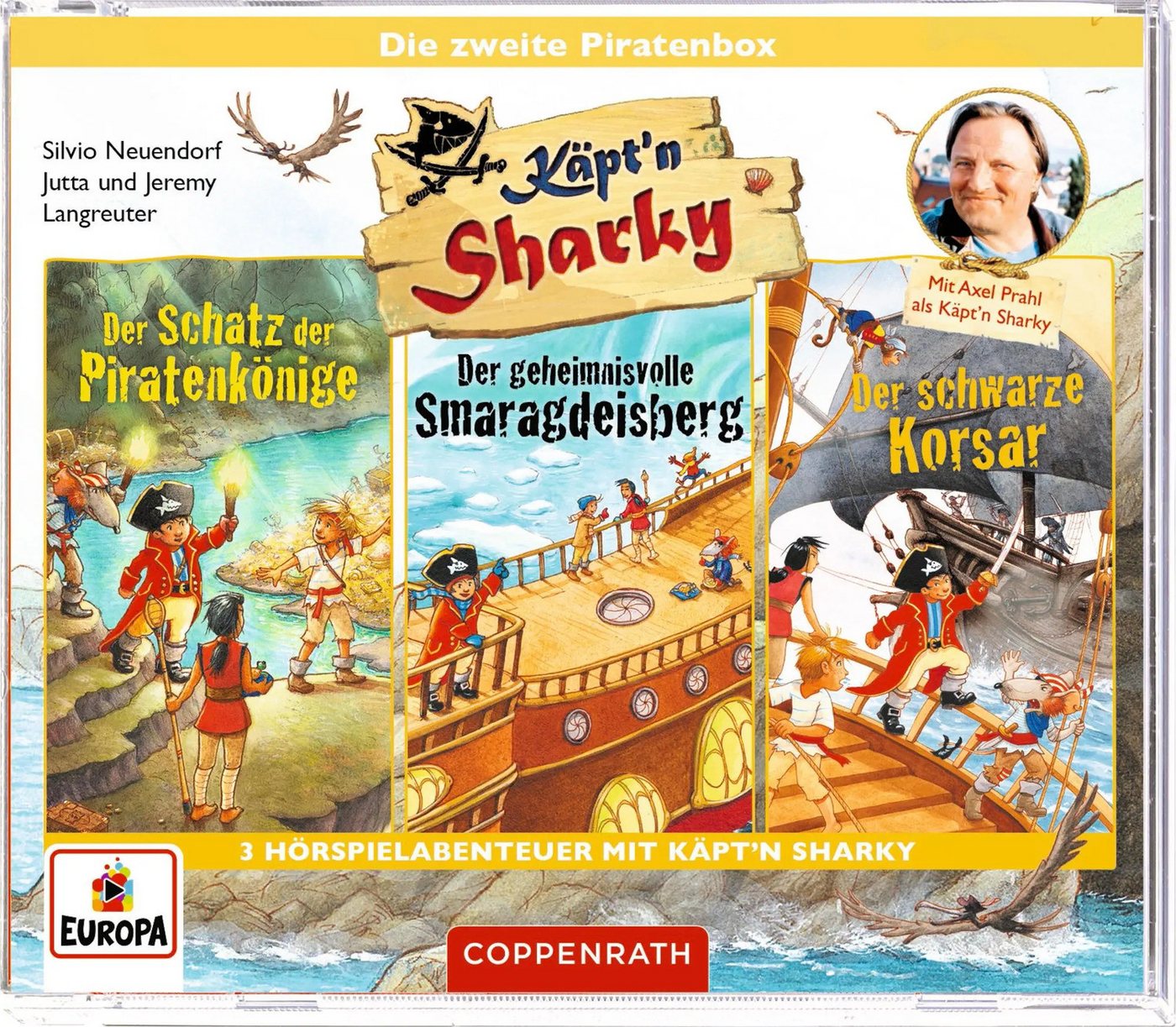 Coppenrath Hörspiel CD-Hörspiel: Käpt'n Sharky - Die zweite Piratenbox (3 CDs) von Coppenrath
